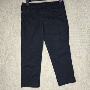 New York & Company Womens Ankle Pants Size 8 Black